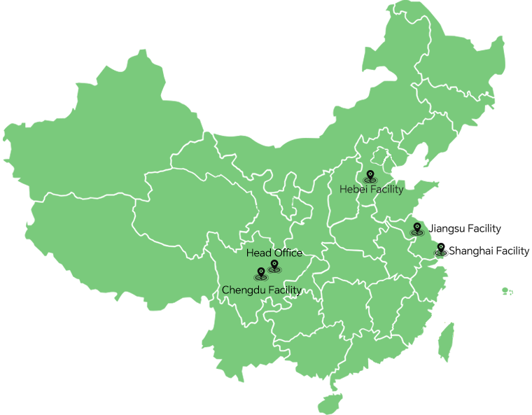 JX Filtration Locations in China