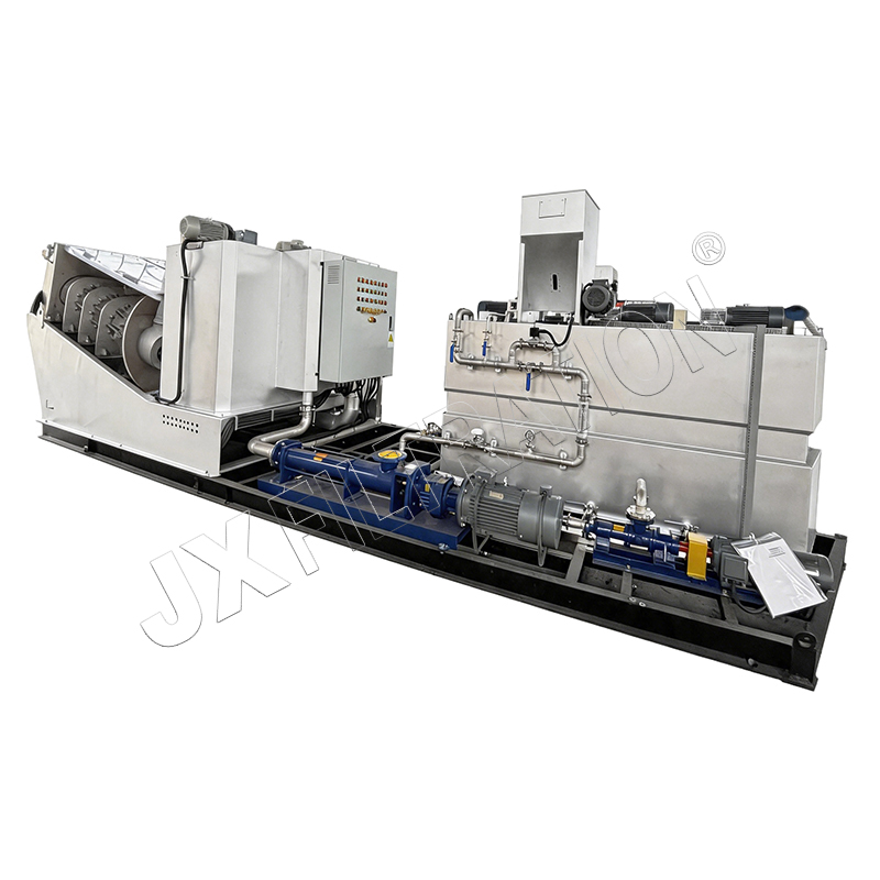 Integrated Sludge Dewatering Press