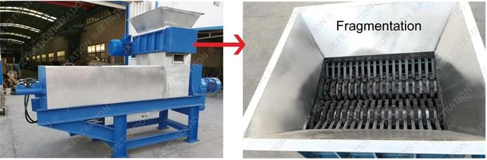 Cow Dung Dewatering Machine